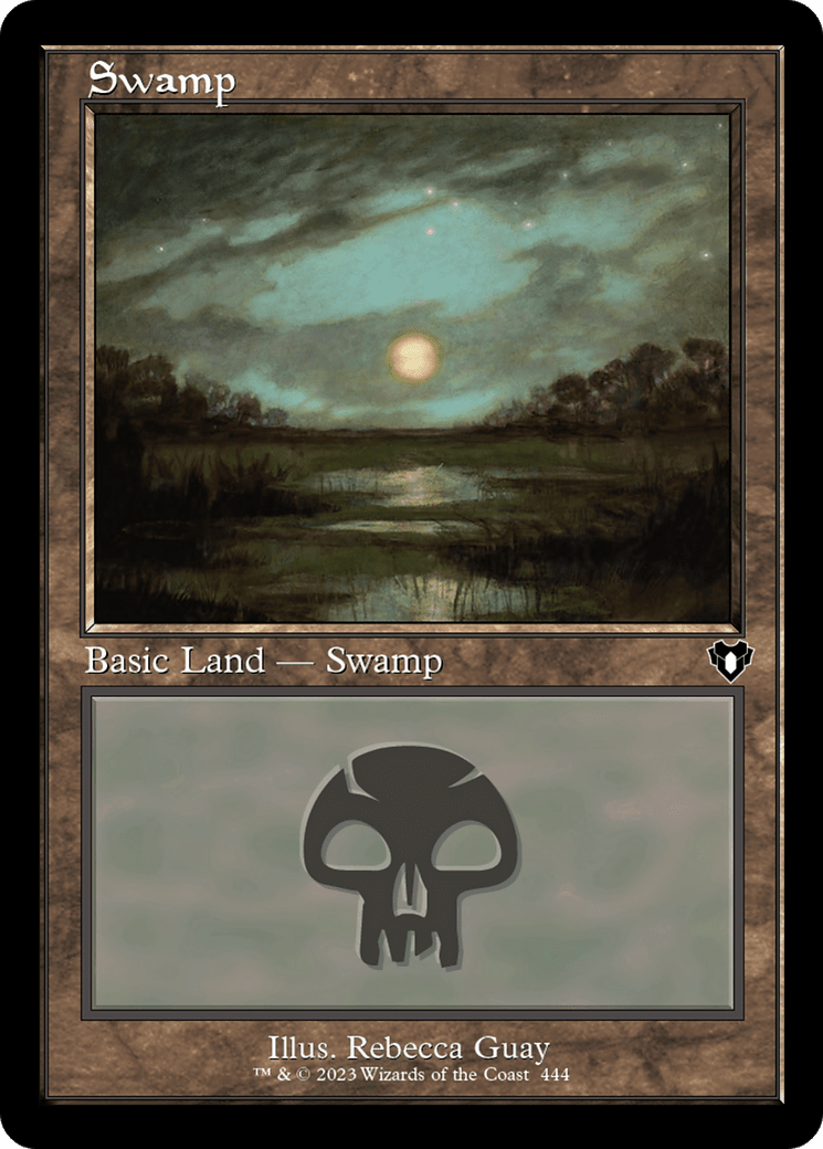 Swamp (444) (Retro) [Commander Masters] Foil