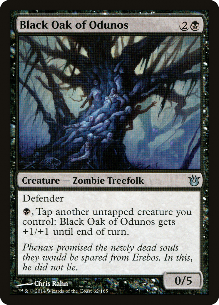 Black Oak of Odunos [Born of the Gods] Foil