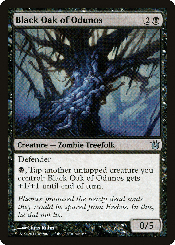 Black Oak of Odunos [Born of the Gods] Foil