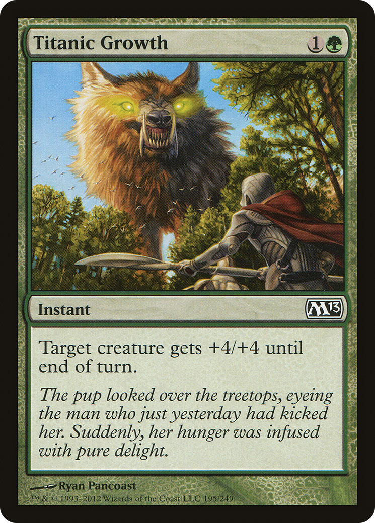 Titanic Growth [Magic 2013] Foil