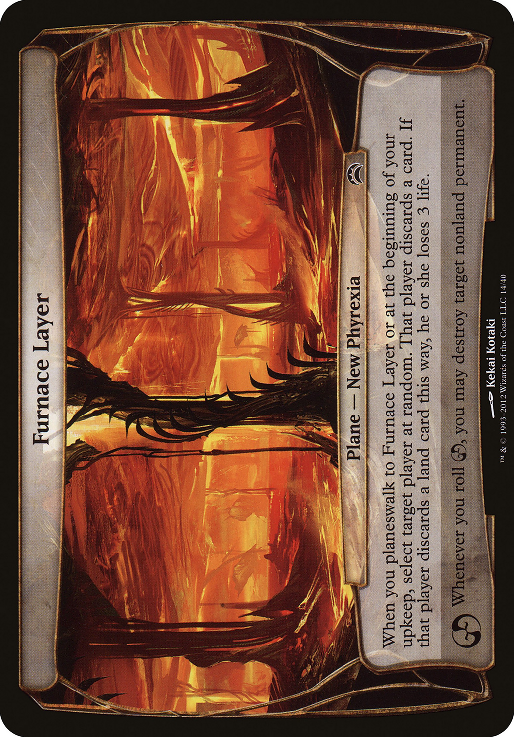 Furnace Layer (Planes) [Planechase 2012 Planes] Foil