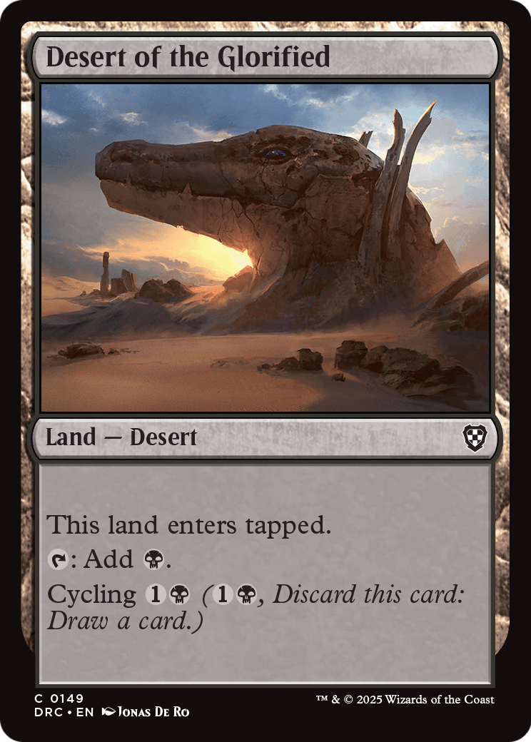 Desert of the Glorified (-149) [Commander: Aetherdrift]