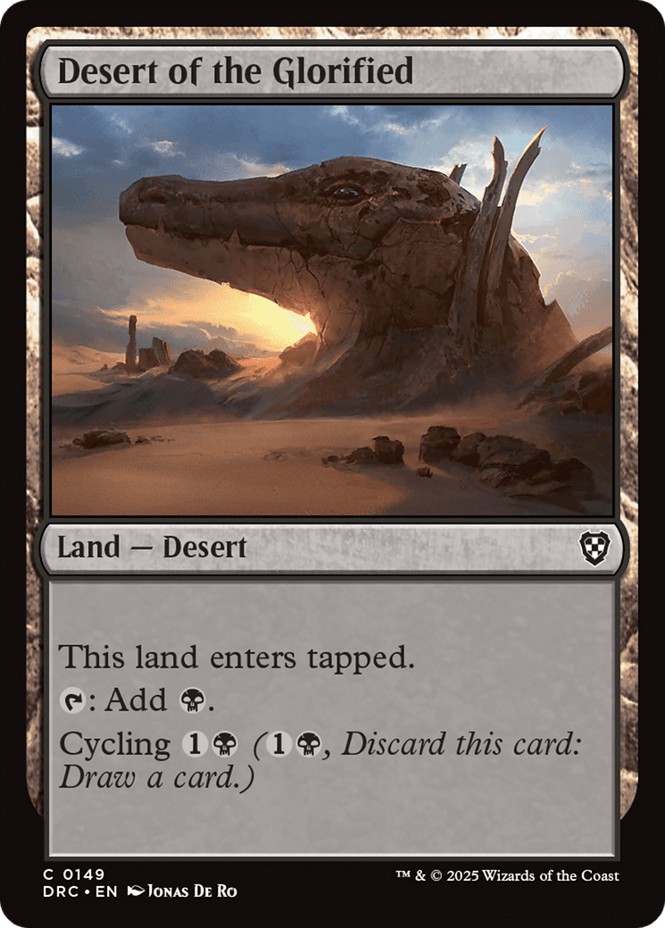 Desert of the Glorified (-149) [Commander: Aetherdrift]