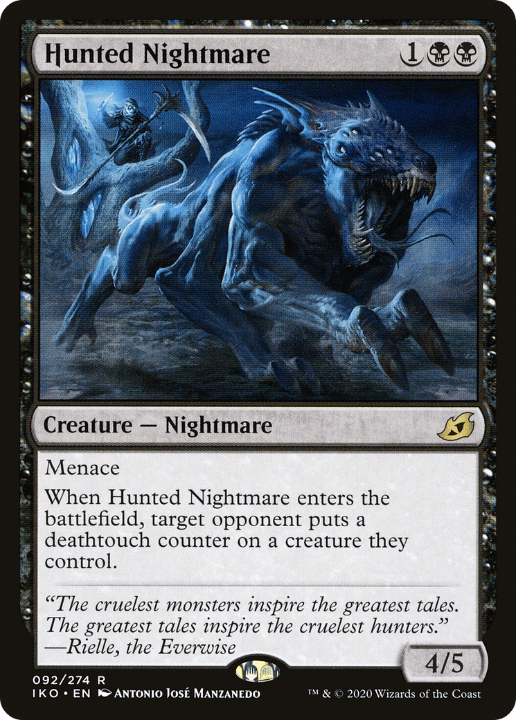 Hunted Nightmare [Ikoria: Lair of Behemoths] Foil