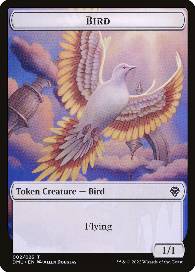 Bird (TDMU-002) - Dominaria United Tokens Foil