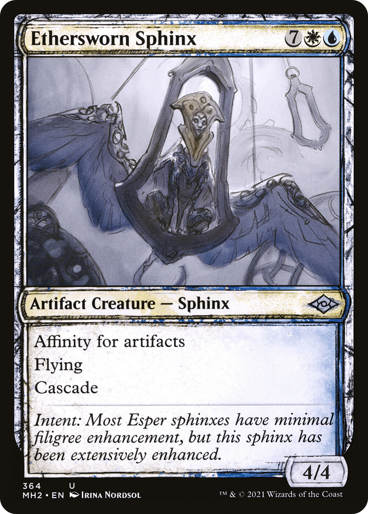 Ethersworn Sphinx (Sketch) [Modern Horizons 2] Foil