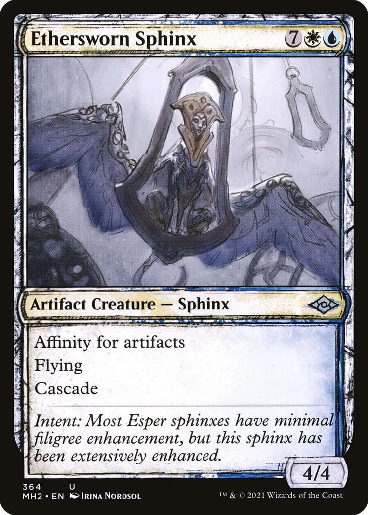 Ethersworn Sphinx (Sketch) [Modern Horizons 2] Foil