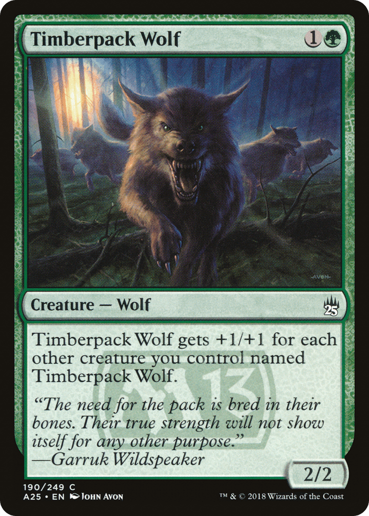 Timberpack Wolf [Masters 25] Foil