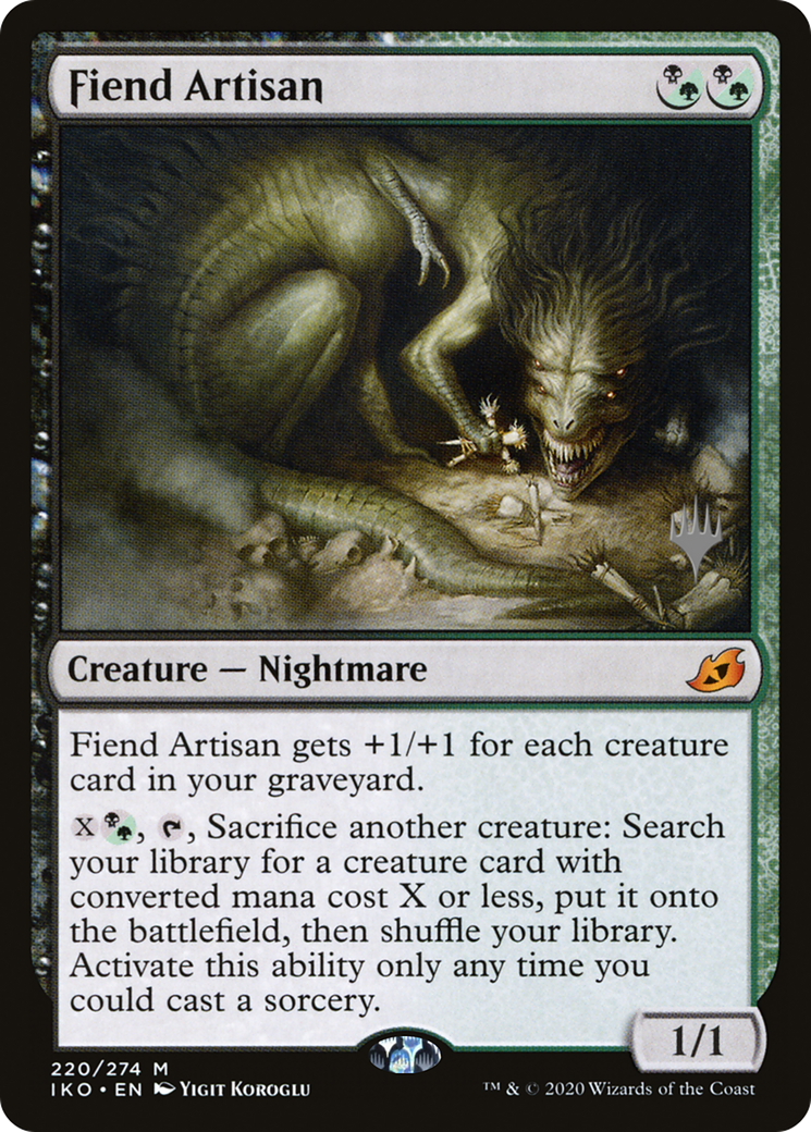 Fiend Artisan (Promo Pack) [Ikoria: Lair of Behemoths Promos] Foil