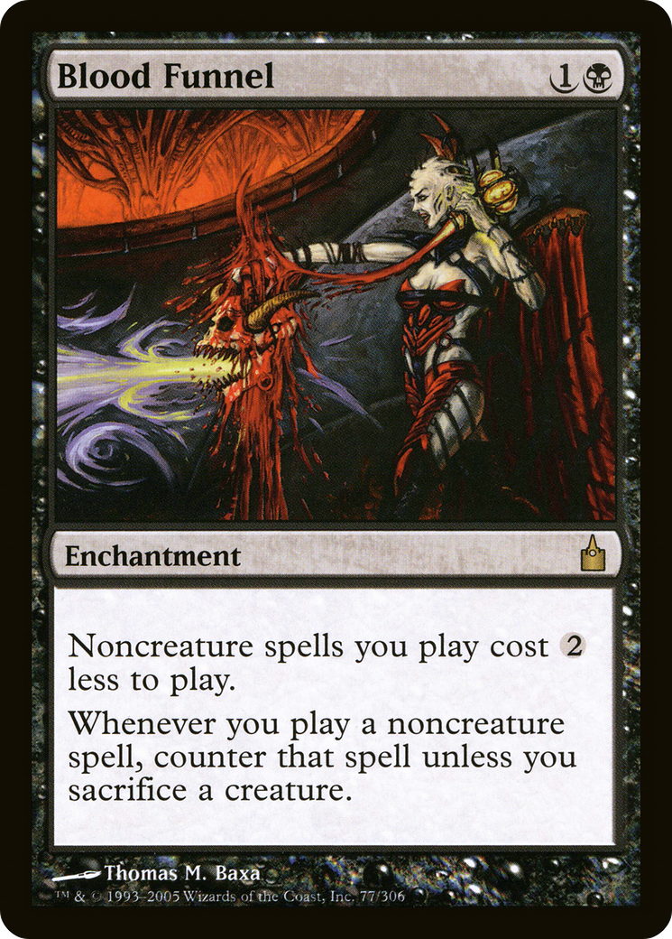 Blood Funnel [Ravnica: City of Guilds] Foil