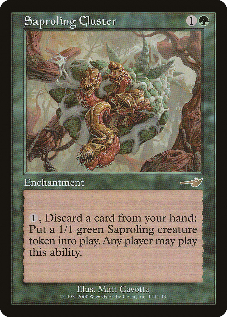 Saproling Cluster [Nemesis] Foil