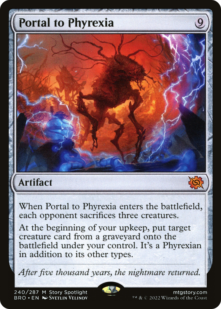 Portal to Phyrexia [The Brothers' War] Foil