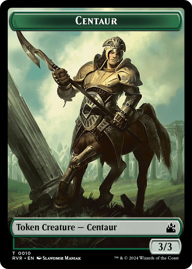 Centaur (TRVR-010) - Ravnica Remastered Tokens Foil