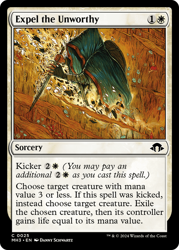 Expel the Unworthy [Modern Horizons 3] Foil