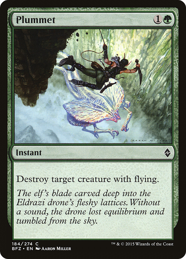 Plummet [Battle for Zendikar] Foil