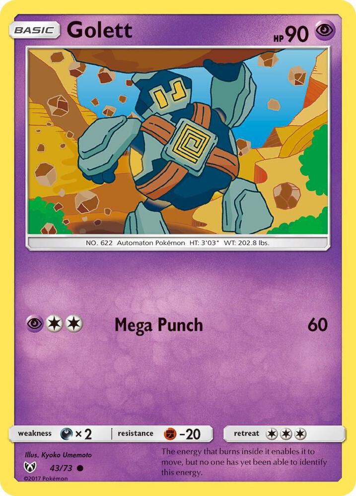 Golett 43/73 (Shining Legends) 