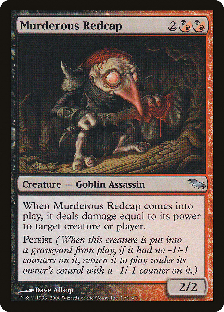 Murderous Redcap [Shadowmoor] Foil