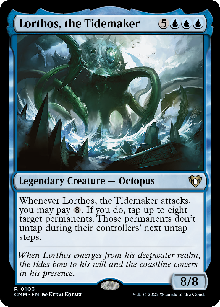Lorthos, the Tidemaker [Commander Masters] Foil