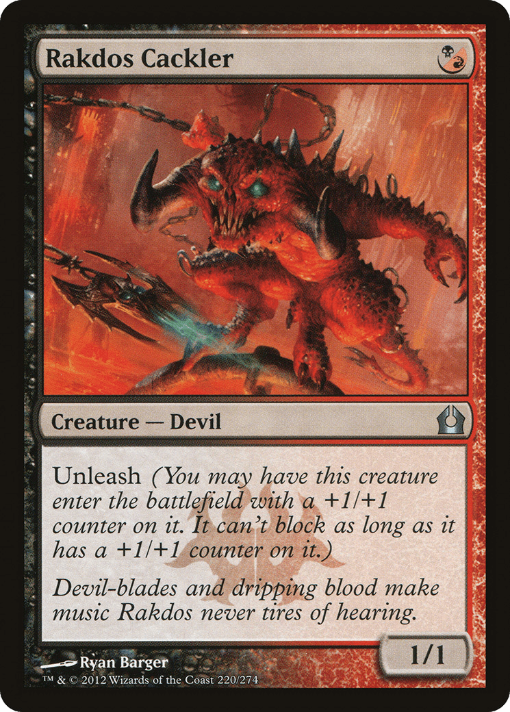 Rakdos Cackler [Return to Ravnica] Foil