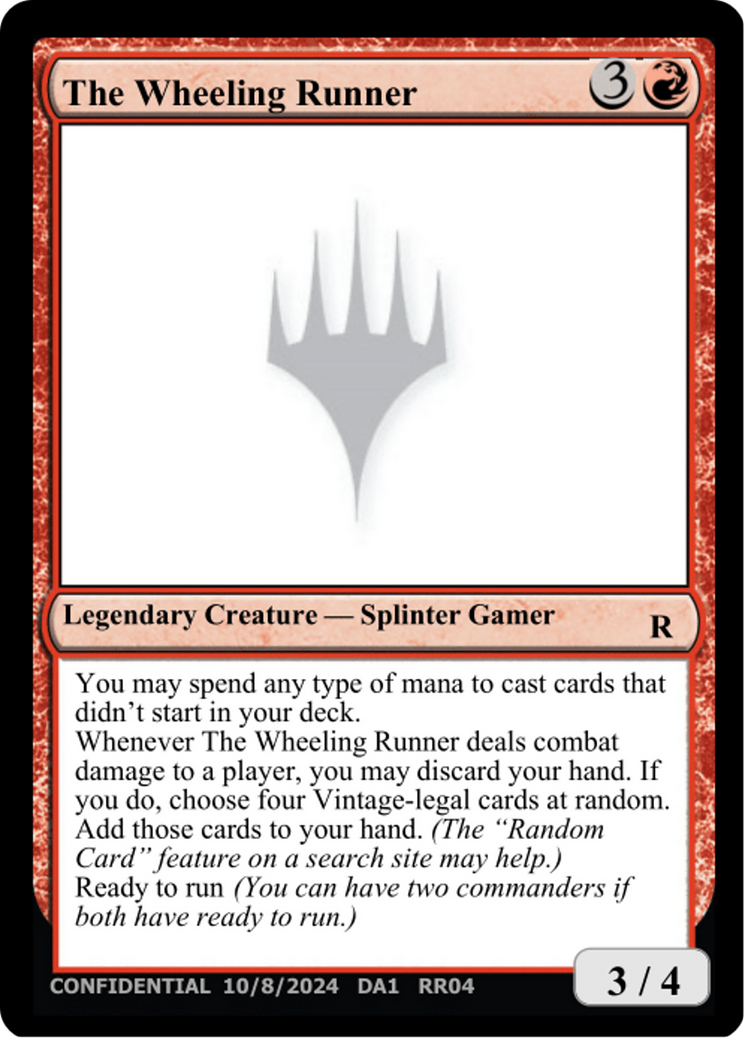 The Wheeling Runner (DA1-RR04D) - Unknown Event