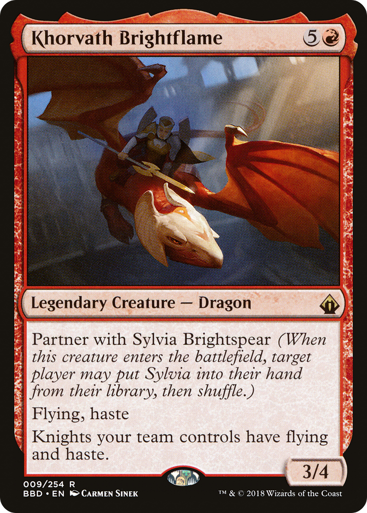 Khorvath Brightflame [Battlebond] Foil