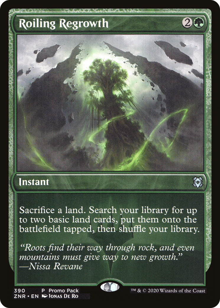 Roiling Regrowth (Promo Pack) [Zendikar Rising Promos] Foil