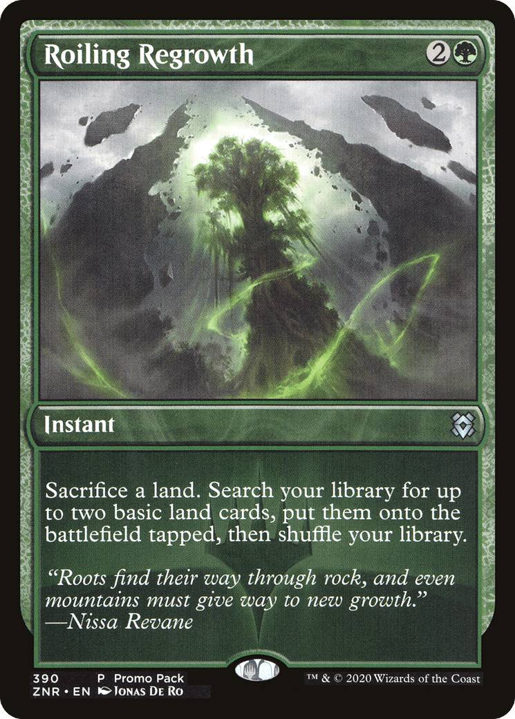 Roiling Regrowth (Promo Pack) [Zendikar Rising Promos] Foil