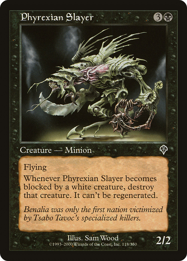 Phyrexian Slayer [Invasion] Foil