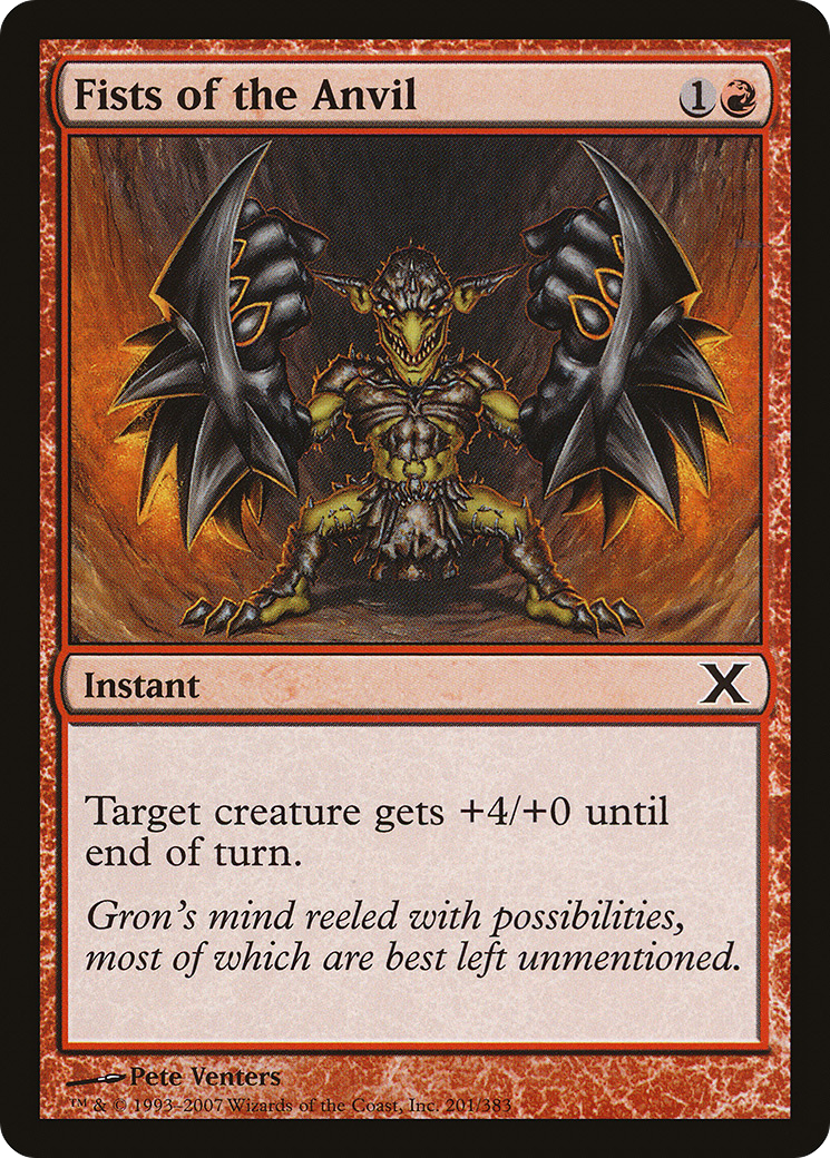 Fists of the Anvil [Tenth Edition] Foil