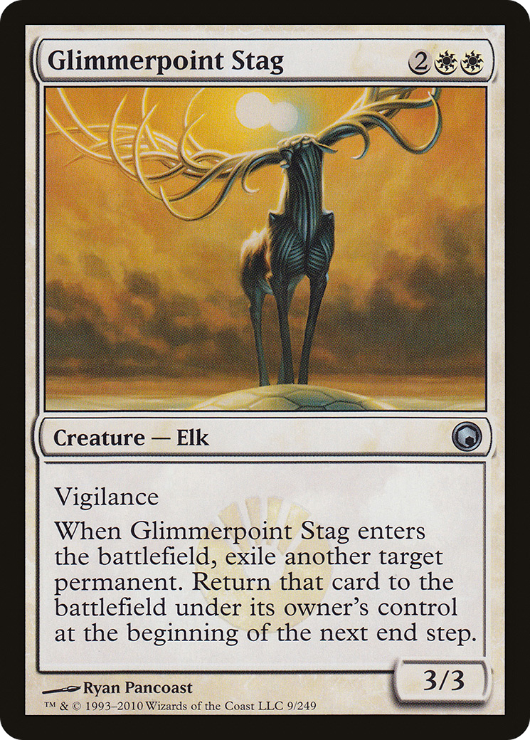 Glimmerpoint Stag [Scars of Mirrodin] Foil