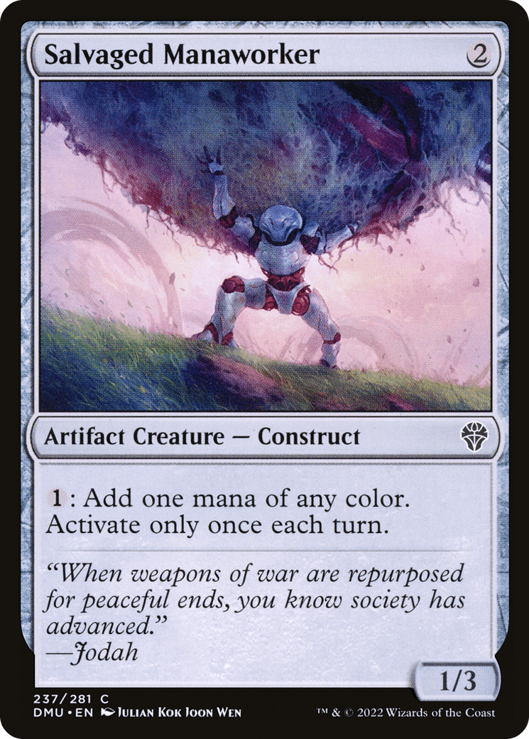 Salvaged Manaworker [Dominaria United] Foil