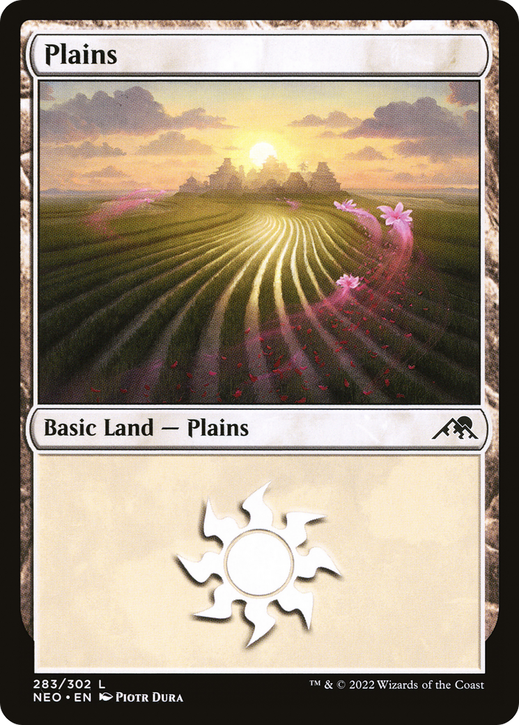 Plains (283) [Kamigawa: Neon Dynasty] Foil
