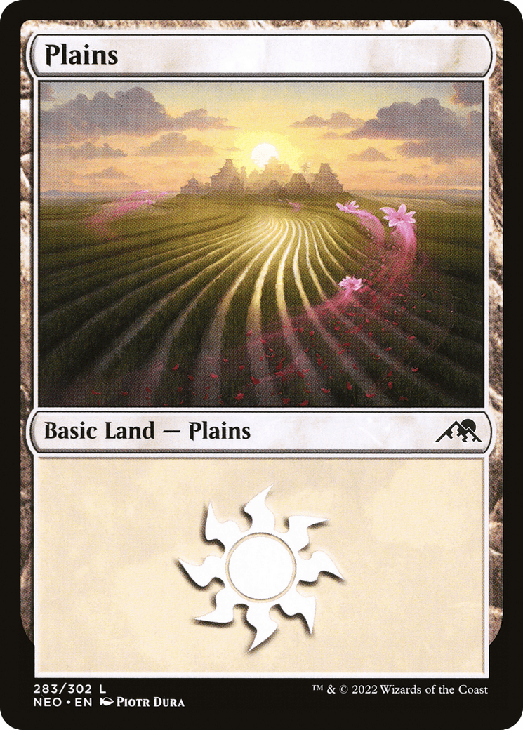 Plains (283) [Kamigawa: Neon Dynasty] Foil