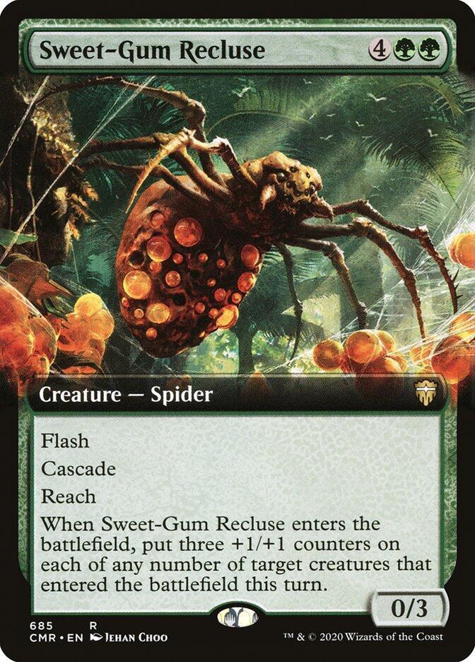 Sweet-Gum Recluse 685 (Commander Legends)  - Extended Art Foil
