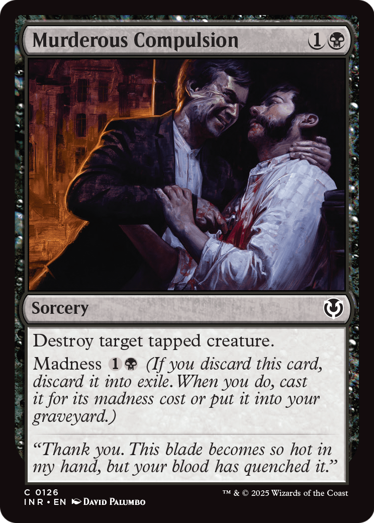 Murderous Compulsion (-126) [Innistrad Remastered]