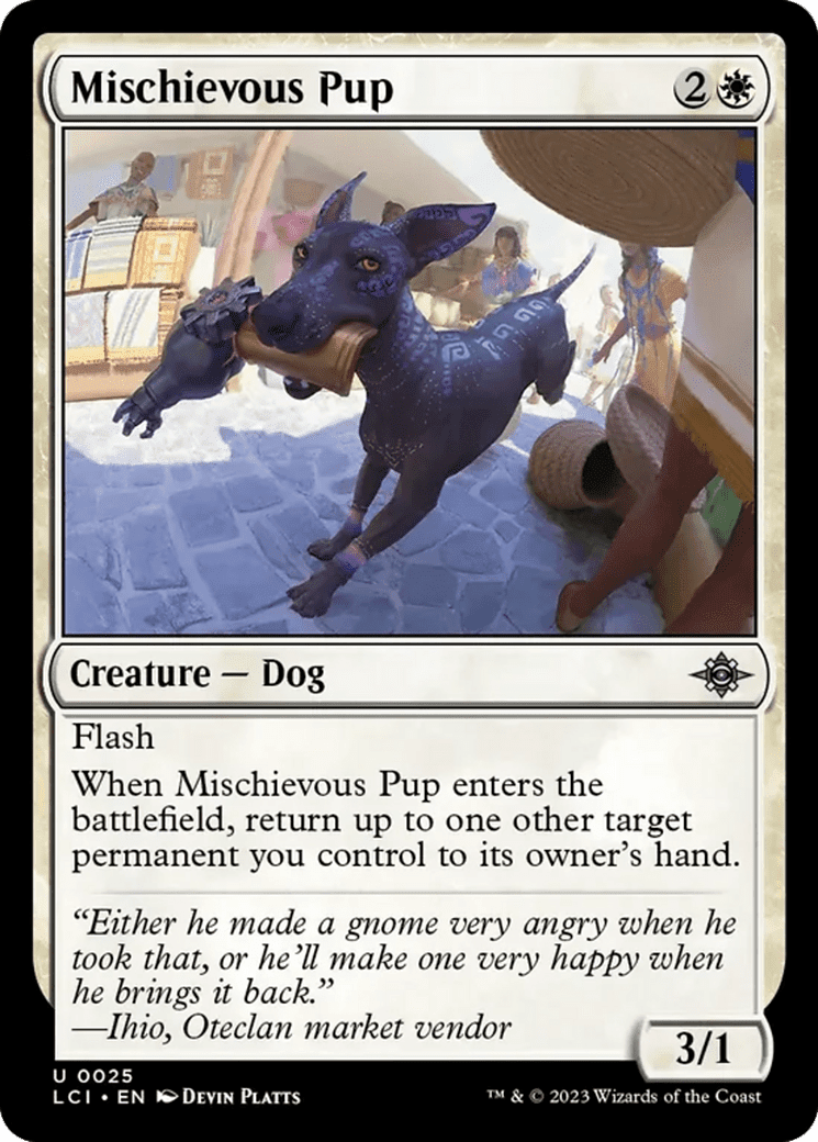 Mischievous Pup [The Lost Caverns of Ixalan] Foil