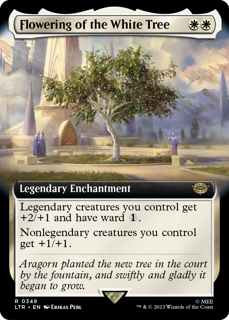 Flowering of the White Tree (Extended Art) [The Lord of the Rings: Tales of Middle-Earth] Foil