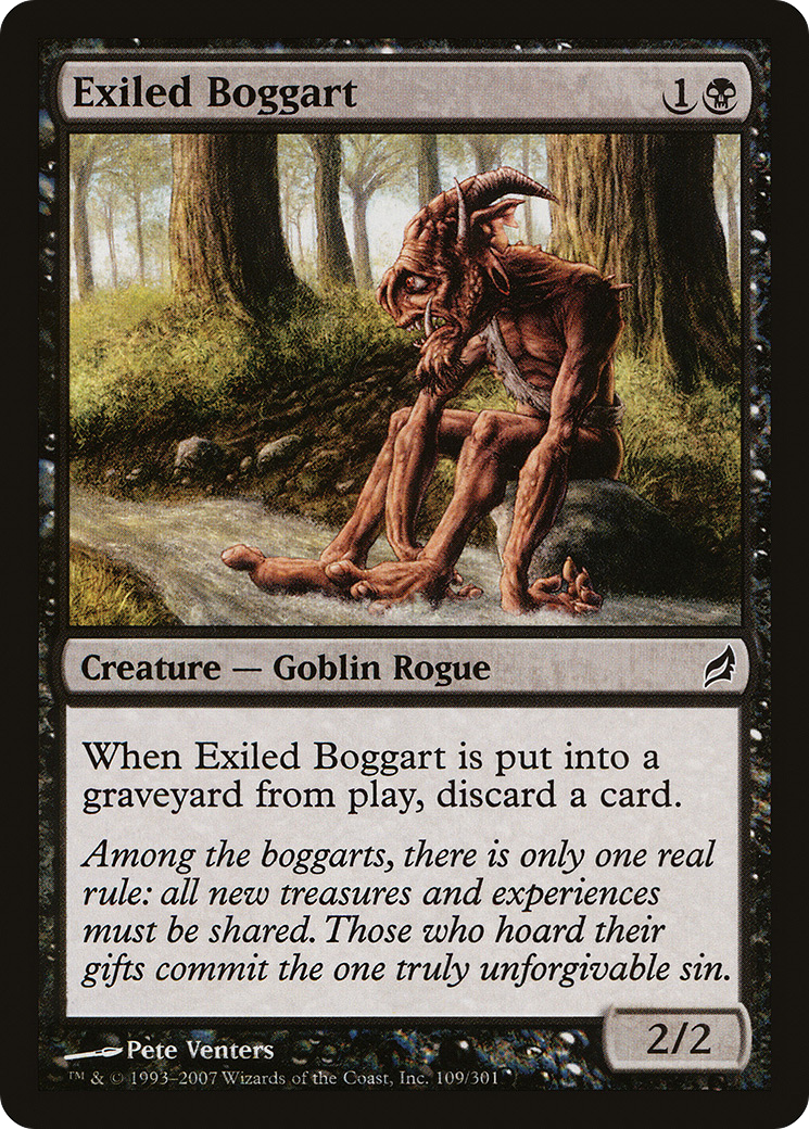 Exiled Boggart [Lorwyn] Foil