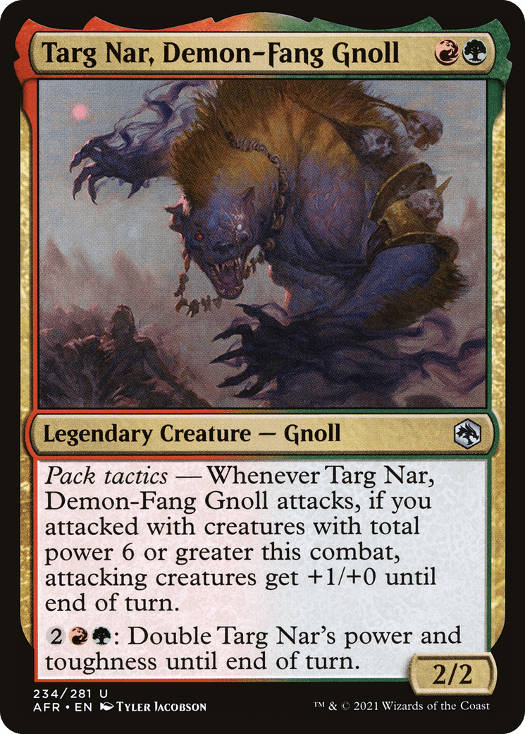 Targ Nar, Demon-Fang Gnoll [Dungeons & Dragons: Adventures in the Forgotten Realms] Foil