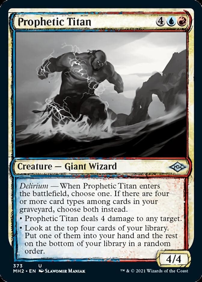 Prophetic Titan (Sketch) [Modern Horizons 2] Foil