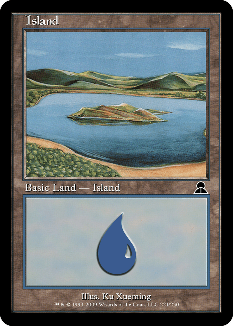 Island (-221) [Masters Edition III]  Foil