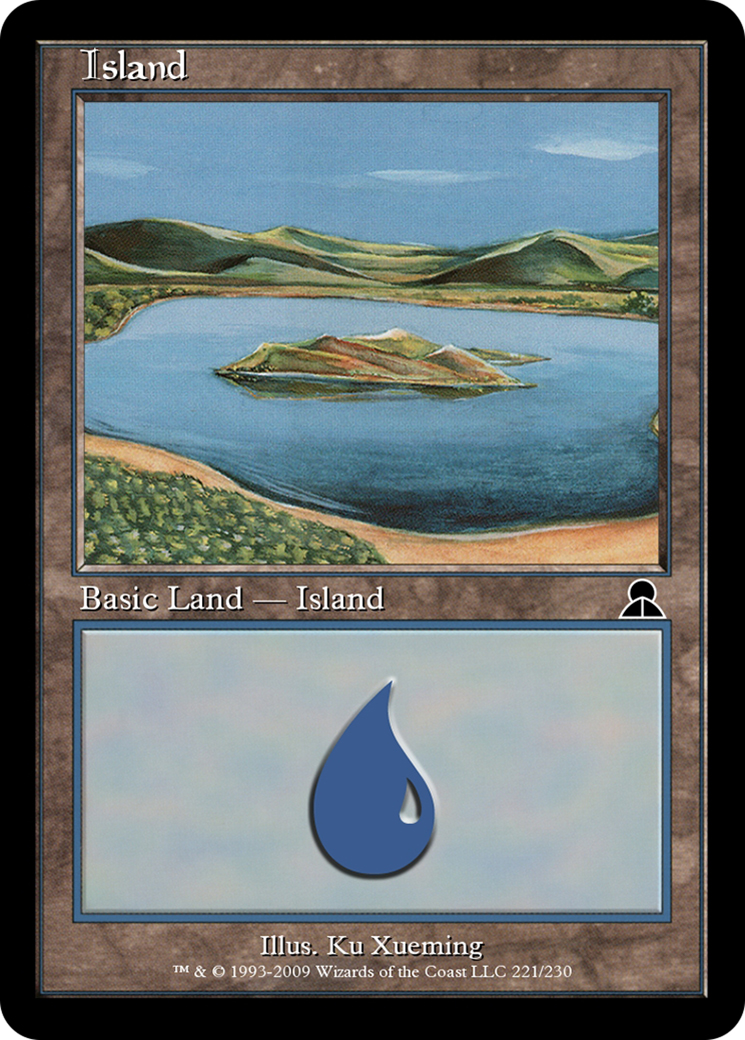 Island (-221) [Masters Edition III]  Foil