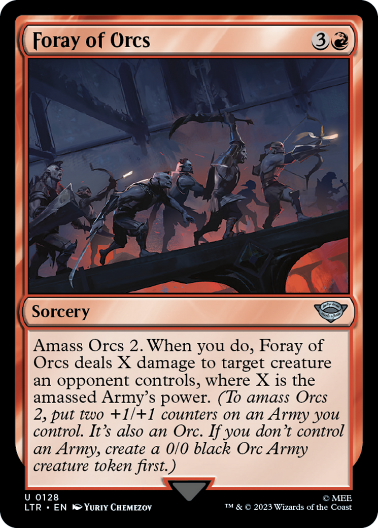 Foray of Orcs [The Lord of the Rings: Tales of Middle-Earth] Foil