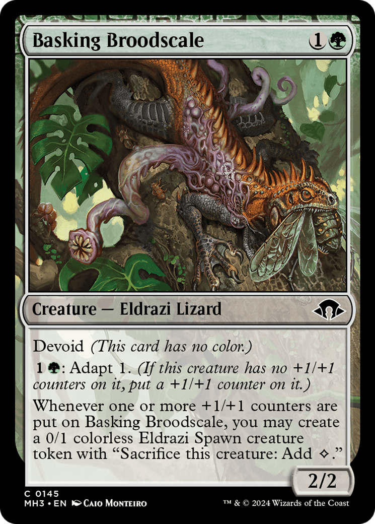 Basking Broodscale [Modern Horizons 3] Foil