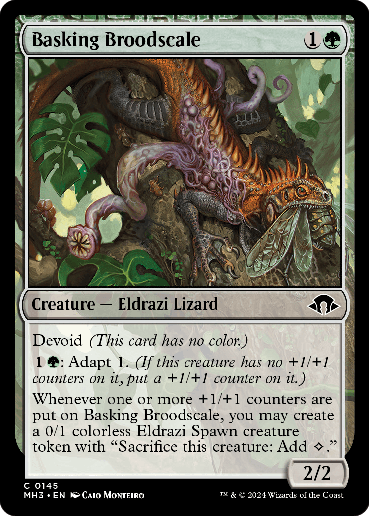 Basking Broodscale [Modern Horizons 3] Foil