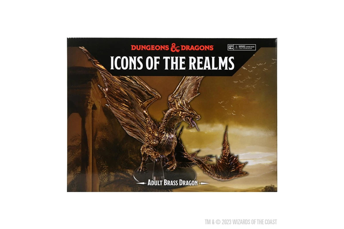 D&D Icons Of The Realms | Adult Brass Dragon (Pre-painted)