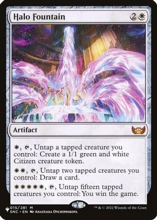 Halo Fountain |  (015/281) [The List Reprints]