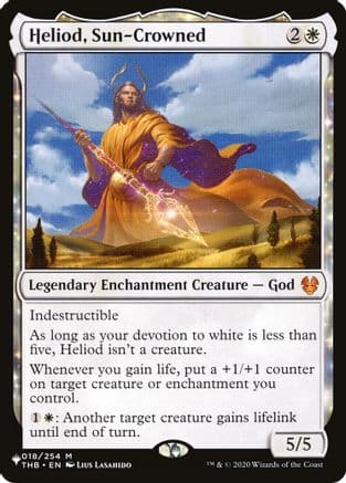 Heliod, Sun-Crowned |  (018/254) [The List Reprints]