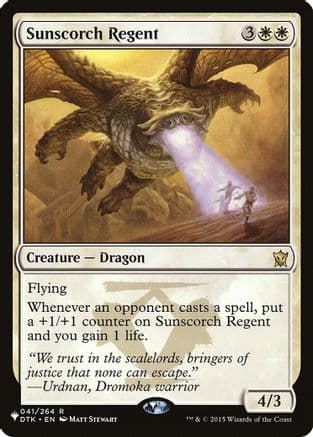 Sunscorch Regent |  (041/264) [The List Reprints]