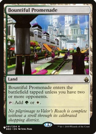 Bountiful Promenade |  (081/254) [The List Reprints]